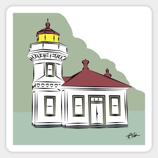 Mukilteo Lighthouse Sticker